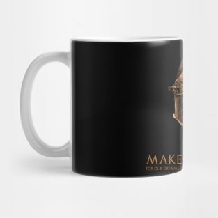 Ancient Spartan Steampunk  Helmet - Quote On Sacrifice Mug